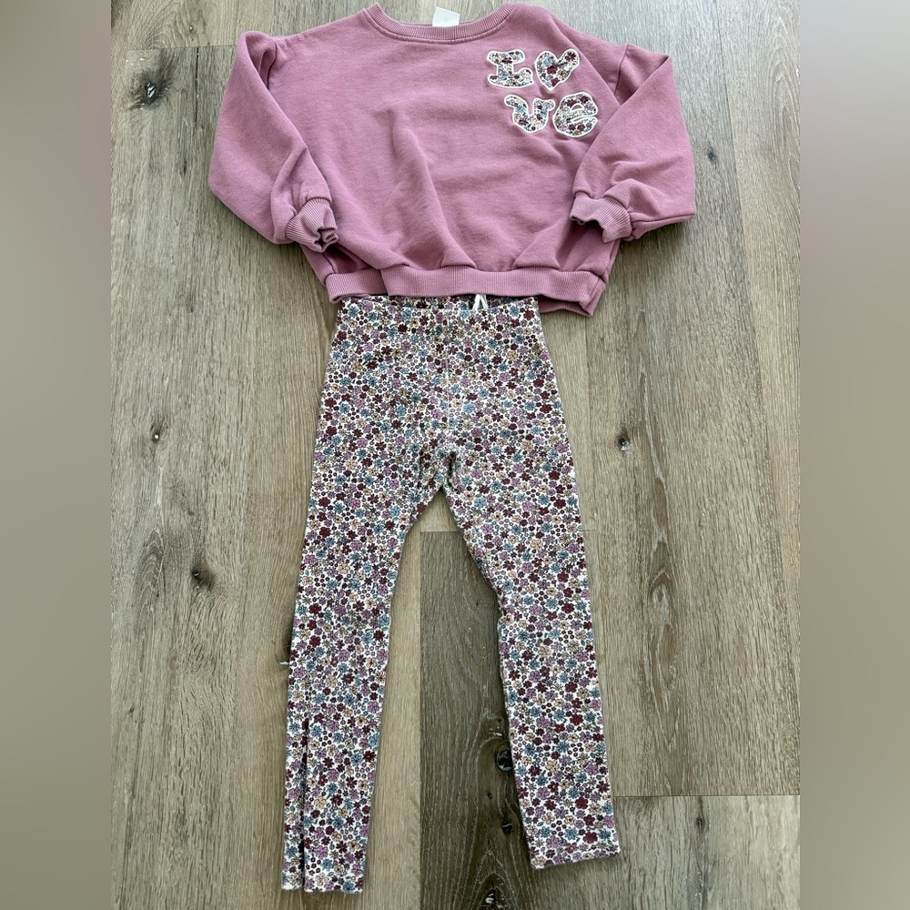 Zara Toddler Girls Matching Set